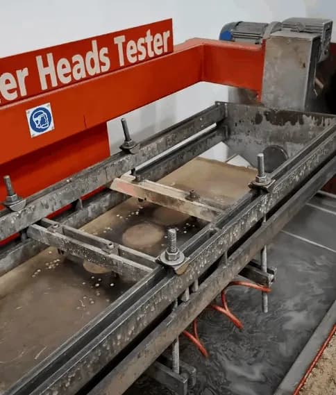 Provtryckningsmaskin i Mekstas verkstad